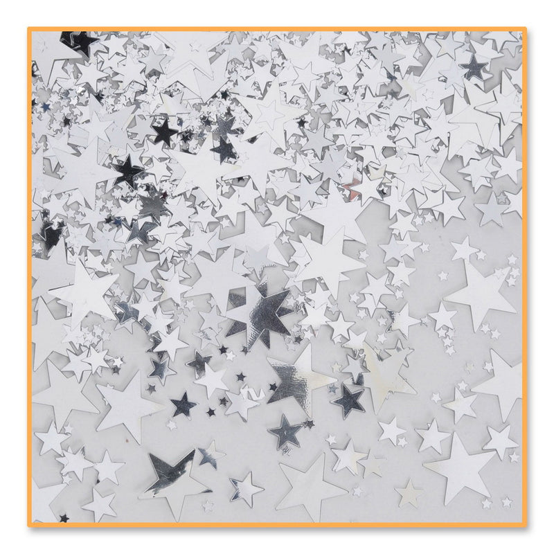 Silver Stars Confetti – (½ Oz/Pkg) by Beistle for General occasion Diploma Mill Confetti