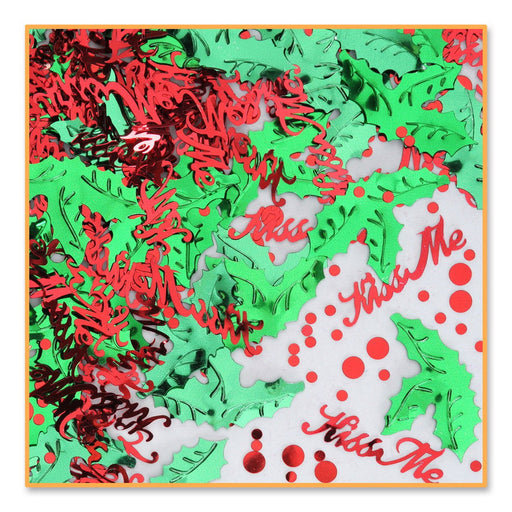 Mistletoe Confetti – (½ Oz/Pkg) by Beistle for Christmas and winter Diploma Mill Confetti