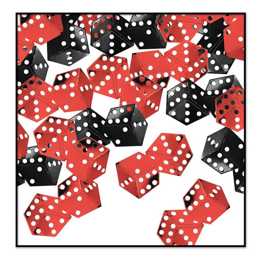 Dice Confetti – (½ Oz/Pkg) by Beistle for Casino Diploma Mill Confetti