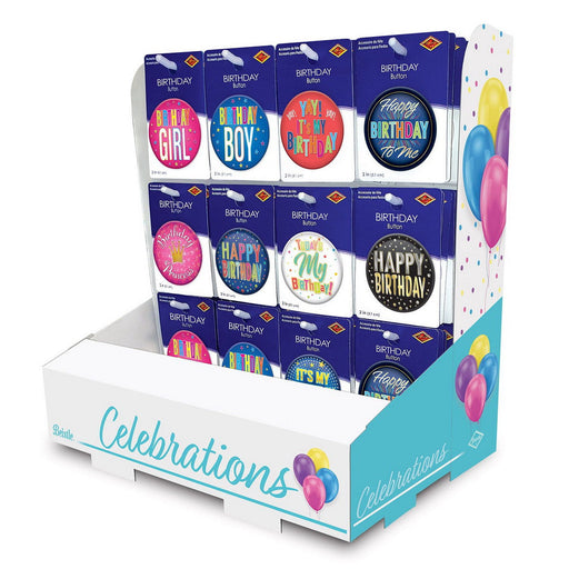 Celebrations Counter Display by Beistle for Birthday Diploma Mill Display