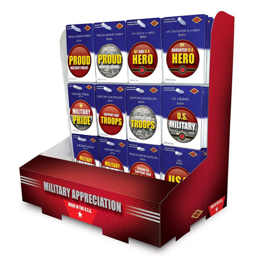 Military Appreciation Counter Display by Beistle for Patriotic Diploma Mill Display