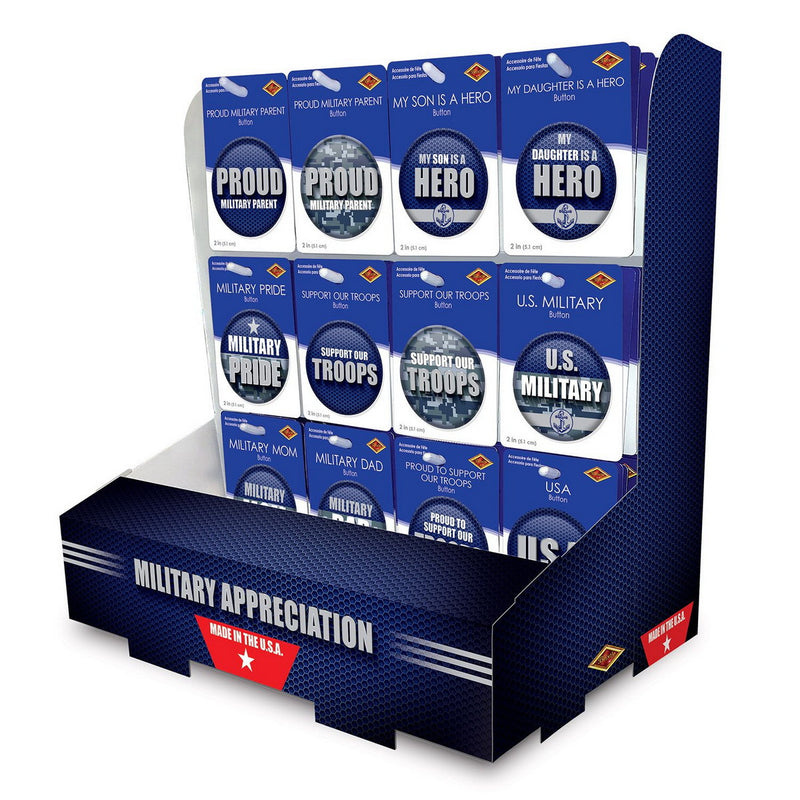 Military Appreciation Counter Display by Beistle for Patriotic Diploma Mill Display
