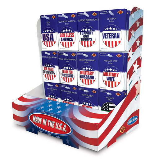 Service Appreciation Counter Display by Beistle for Patriotic Diploma Mill Display