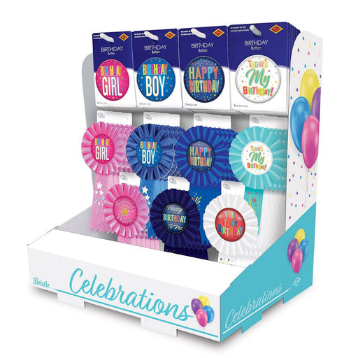 Celebrations Counter Display by Beistle for Birthday Diploma Mill Display