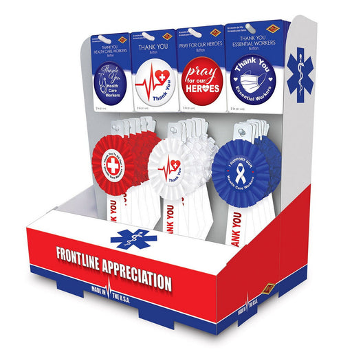 Frontline Appreciation Counter Display by Beistle for White Ribbon Diploma Mill Display