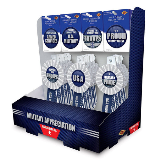 Military Appreciation Counter Display by Beistle for Patriotic Diploma Mill Display