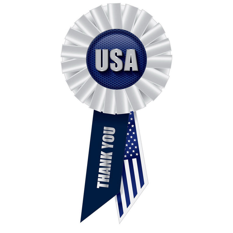 USA Rosette – 3¼" x 6½" by Beistle for Patriotic Rosettes