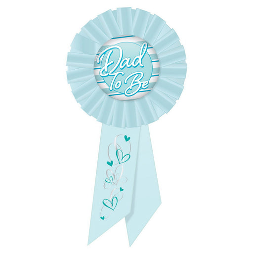 Dad To Be Rosette – 3¼" x 6½" by Beistle for Baby Shower Rosettes