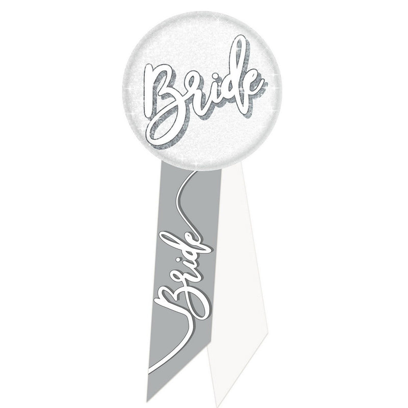 Bride Rosette – 2" x 5½" by Beistle for Wedding Rosettes