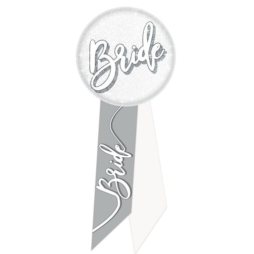 Bride Rosette – 2" x 5½" by Beistle for Wedding Rosettes