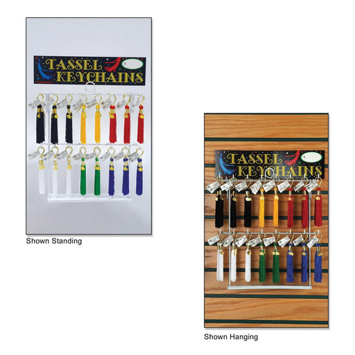Tassel Keychain Asst - 192 Pcs by Beistle for General occasion Diploma Mill Display