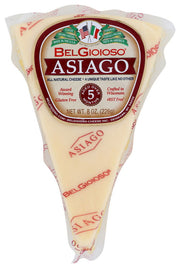 BELGIOIOSO: Asiago Wedge Cheese, 8 oz - No Brand For Less
