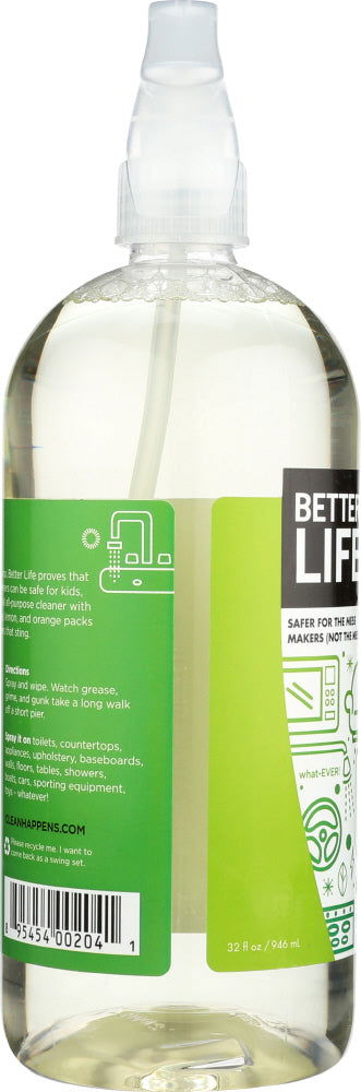 BETTER LIFE: What-Ever! Natural All-Purpose Cleaner Clary Sage & Citrus, 32 oz - No Brand For Less 