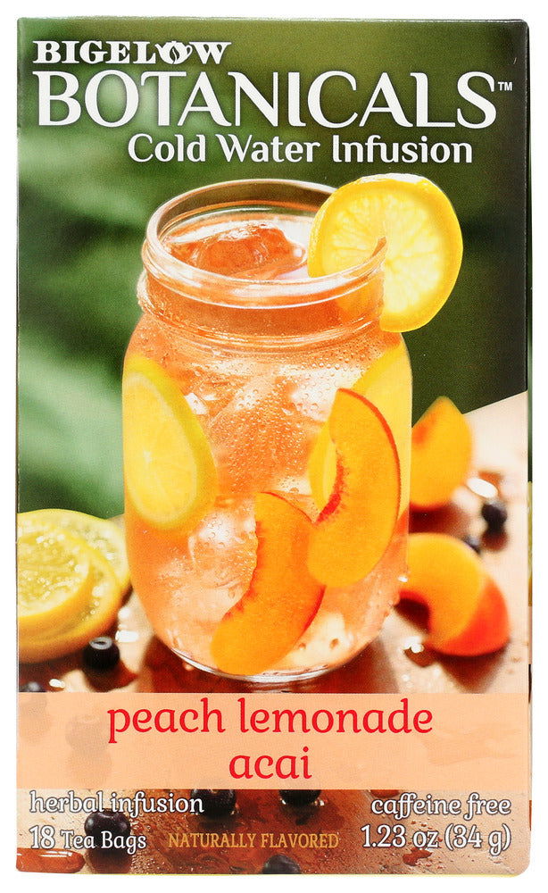 BIGELOW: Peach Lemonade Acai 18 Teabags, 1.23 oz - No Brand For Less