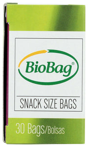 BIOBAG: Snack Size Resealable Bags, 30 bg - No Brand For Less