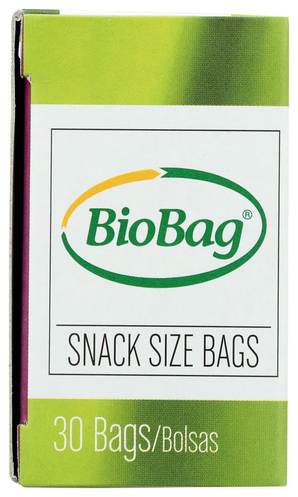 BIOBAG: Snack Size Resealable Bags, 30 bg - No Brand For Less