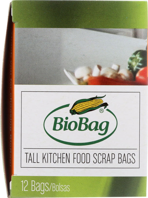 BIOBAG: Tall Kitchen 13 Gallon Food Scrap Bags, 12 pc - No Brand For Less