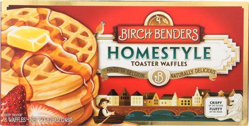 BIRCH BENDERS: Homestyle Waffles, 8.75 oz - No Brand For Less 