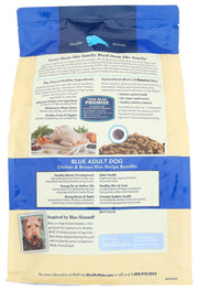 BLUE BUFFALO: Food Dog Adlt Chkn Brw Rc, 5 LB - No Brand For Less