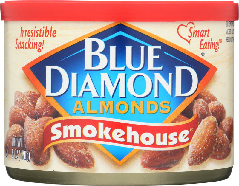 BLUE DIAMOND: Smokehouse Almonds, 6 oz - No Brand For Less