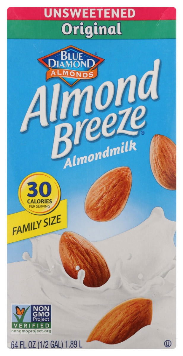 BLUE DIAMOND: Unsweetened Original Almondmilk, 64 fo - No Brand For Less