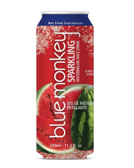 BLUE MONKEY: Sparkling Watermelon Juice, 11.2 fo - No Brand For Less 