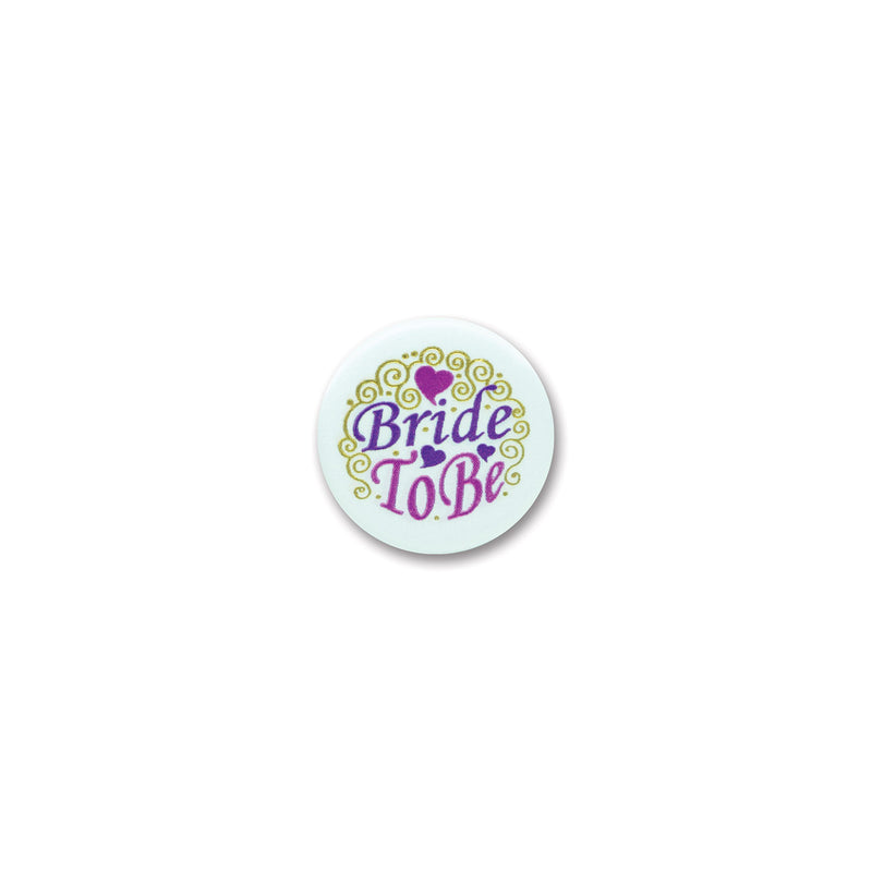Bride To Be Button – 2" – (1/Card)