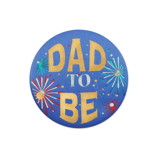 Dad To Be Satin Button – 2" – (1/Card) by Beistle for Baby Shower Satin Buttons
