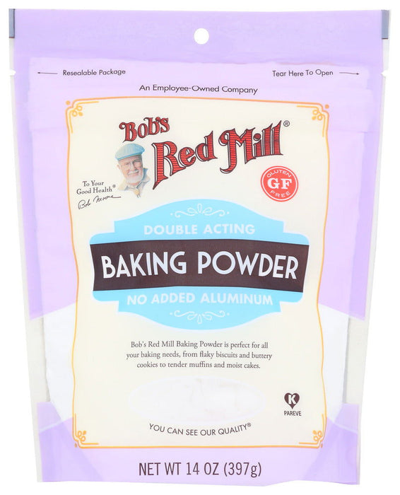 BOBS RED MILL: Double Acting Baking Powder, 14 oz - No Brand For Less 