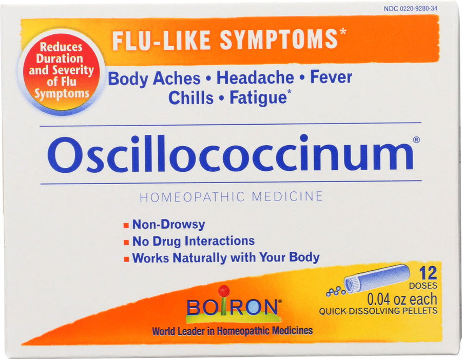 BOIRON: Oscillococcinum Homeopathic Medicine Value Pack, 12 Doses - No Brand For Less 