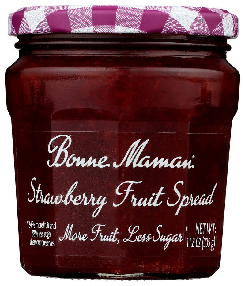 BONNE MAMAN: Fruit Spread Strawberry, 11.8 OZ - No Brand For Less
