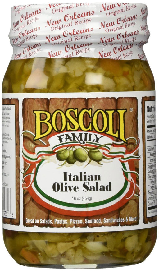BOSCOLI: Italian Olive Salad, 16 oz - No Brand For Less