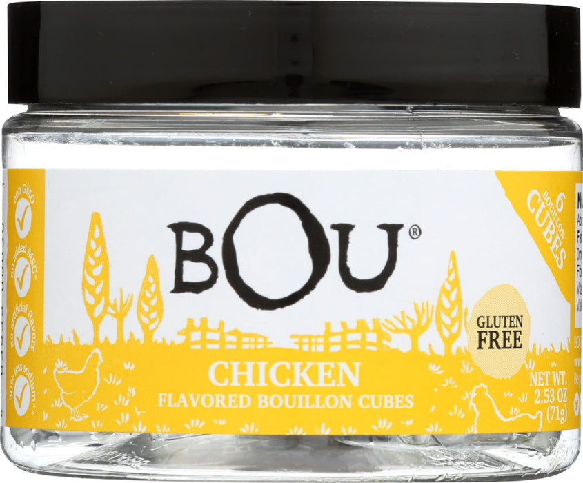 BOU BRANDS: Bouillon Cubes Chicken Flavored, 2.53 oz - No Brand For Less 