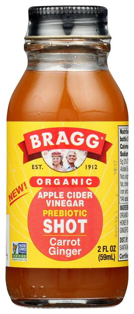 BRAGG: Appl Cidr Vin Carrot Gngr, 2 oz - No Brand For Less 
