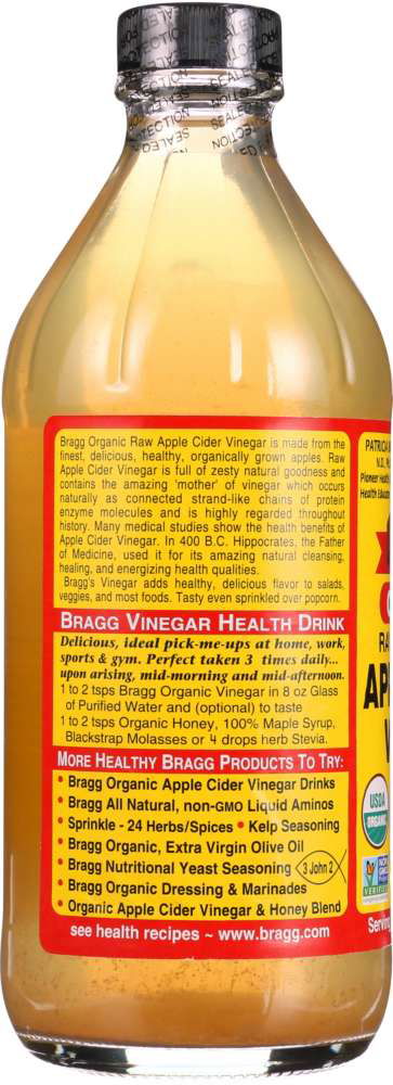 BRAGG: Organic Apple Cider Vinegar, 16 oz - No Brand For Less 
