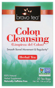 BRAVO TEAS: Tea Colon Cleansing, 20 BG - No Brand For Less