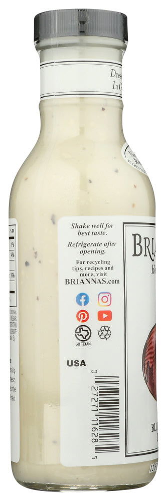 BRIANNAS: Home Style Blue Cheese Dressing , 12 oz - No Brand For Less 