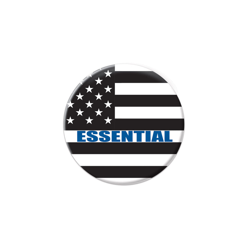Essential Button – 2" – (1/Card) by Beistle for Patriotic Printed Buttons