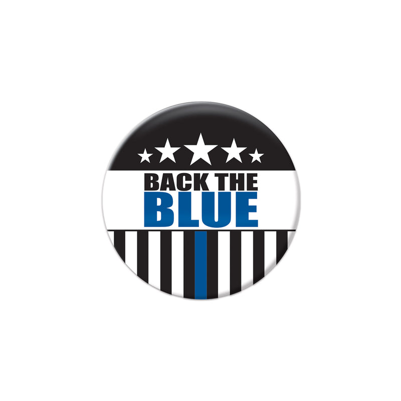 Back The Blue Button – 2" – (1/Card)