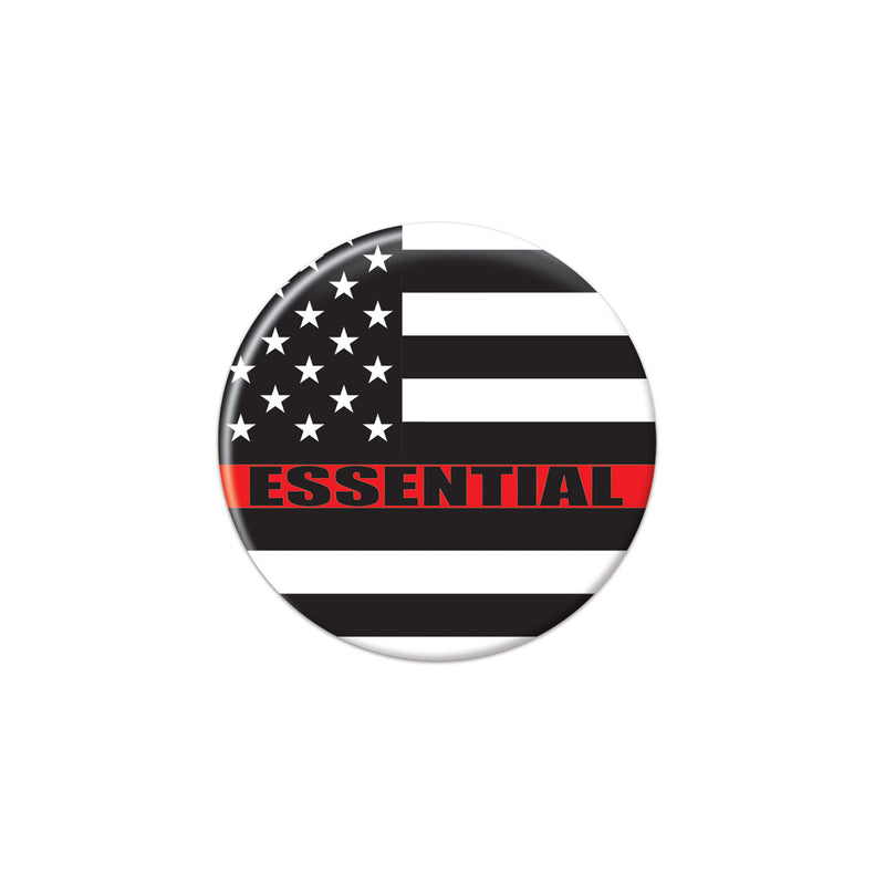 Essential Button – 2" – (1/Card) by Beistle for Patriotic Printed Buttons