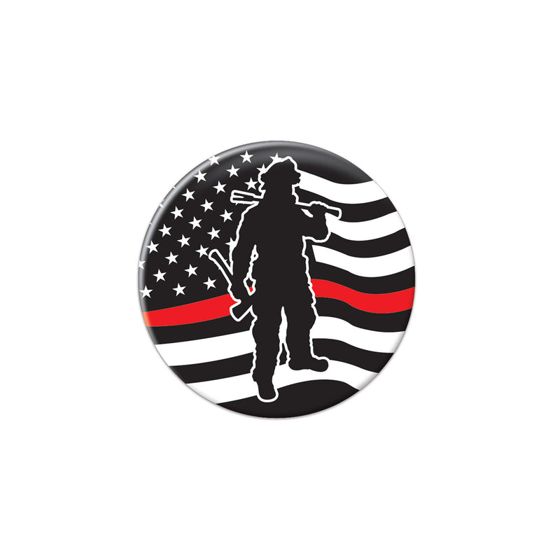 Firefighter Button – 2" – (1/Card)