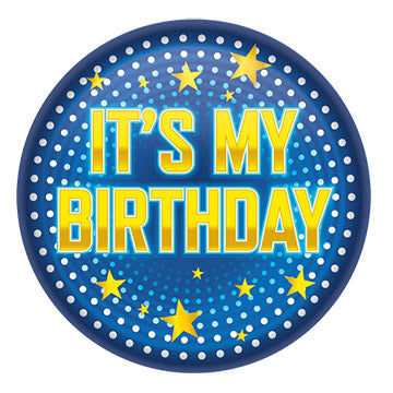 It's My Birthday Button – 2" – (1/Card)