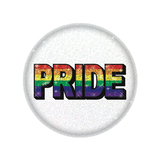 Pride Button – 2" – (1/Card) by Beistle for Rainbow Printed Buttons