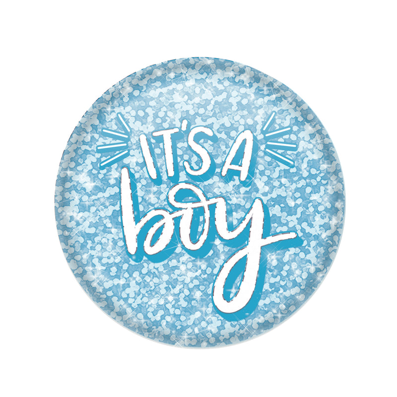 It's A Boy Button – 2" – (1/Card)