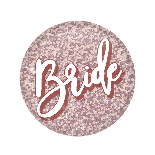 Bride Button – 2" – (1/Card) by Beistle for Wedding Printed Buttons