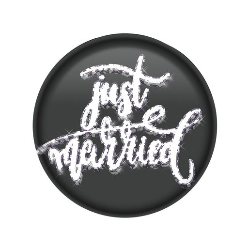 Just Married Button – 2" – (1/Card) by Beistle for Wedding Printed Buttons