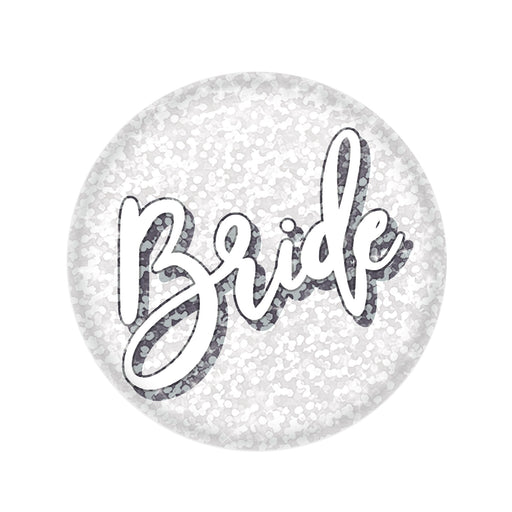 Bride Button – 2" – (1/Card) by Beistle for Wedding Printed Buttons