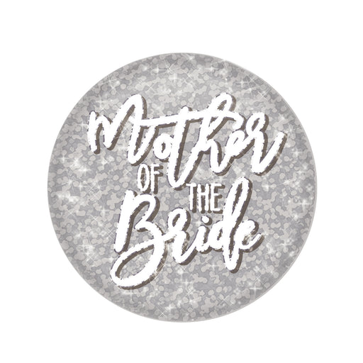 Mother of the Bride Button – 2" – (1/Card) by Beistle for Wedding Printed Buttons