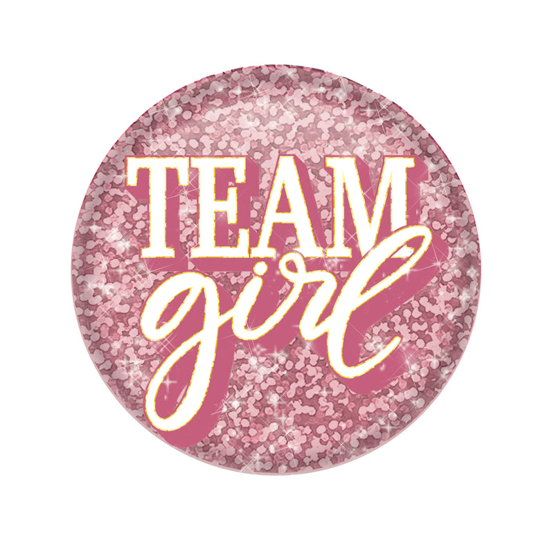 Team Girl Button – 2" – (1/Card)