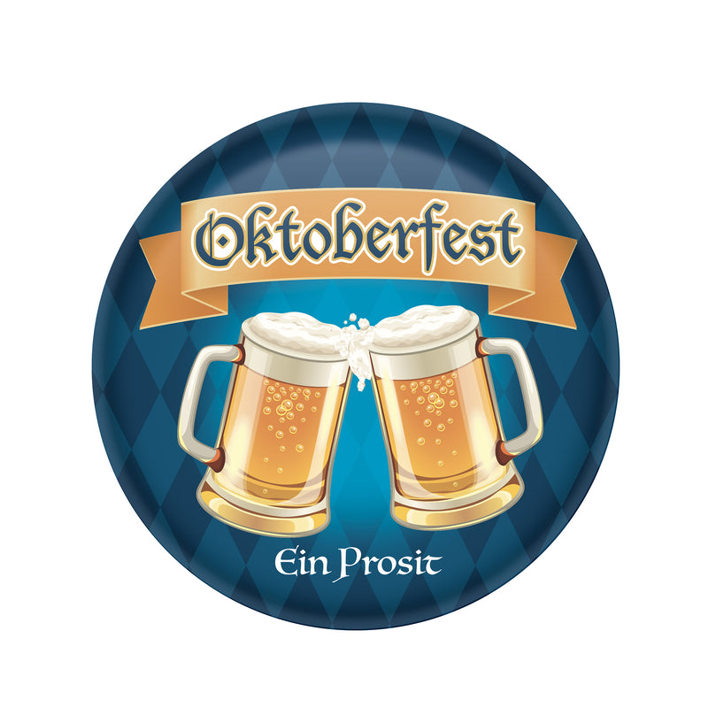 Oktoberfest Button – 2" – (1/Card) by Beistle for Oktoberfest Printed Buttons